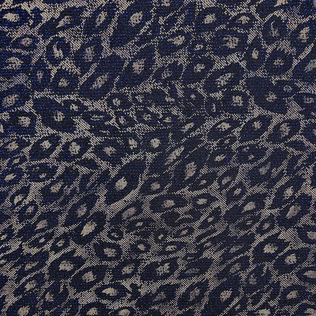 Glimmer Leopard Stretch Fabric