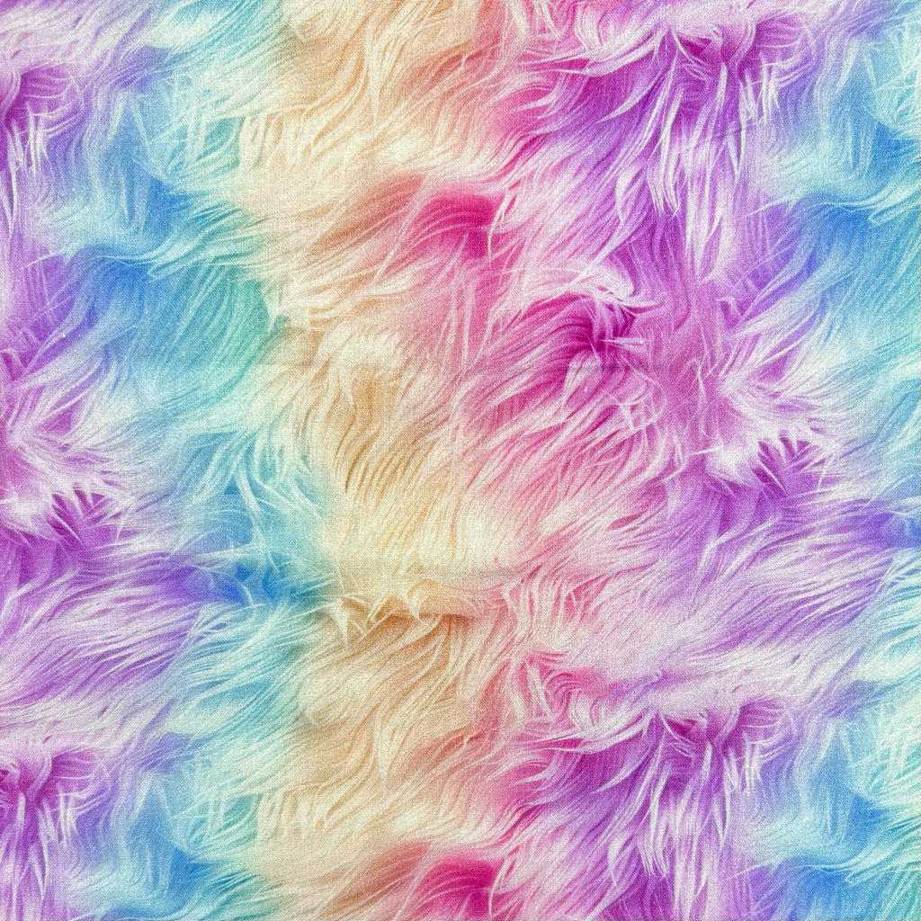 Unicorn Fur Print Cotton Fabric