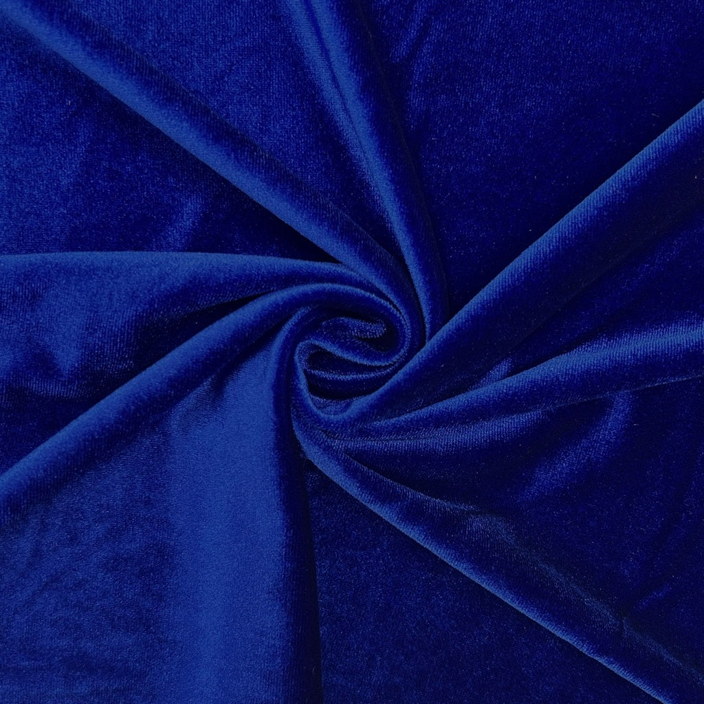 Plain Stretch Velvet Fabric