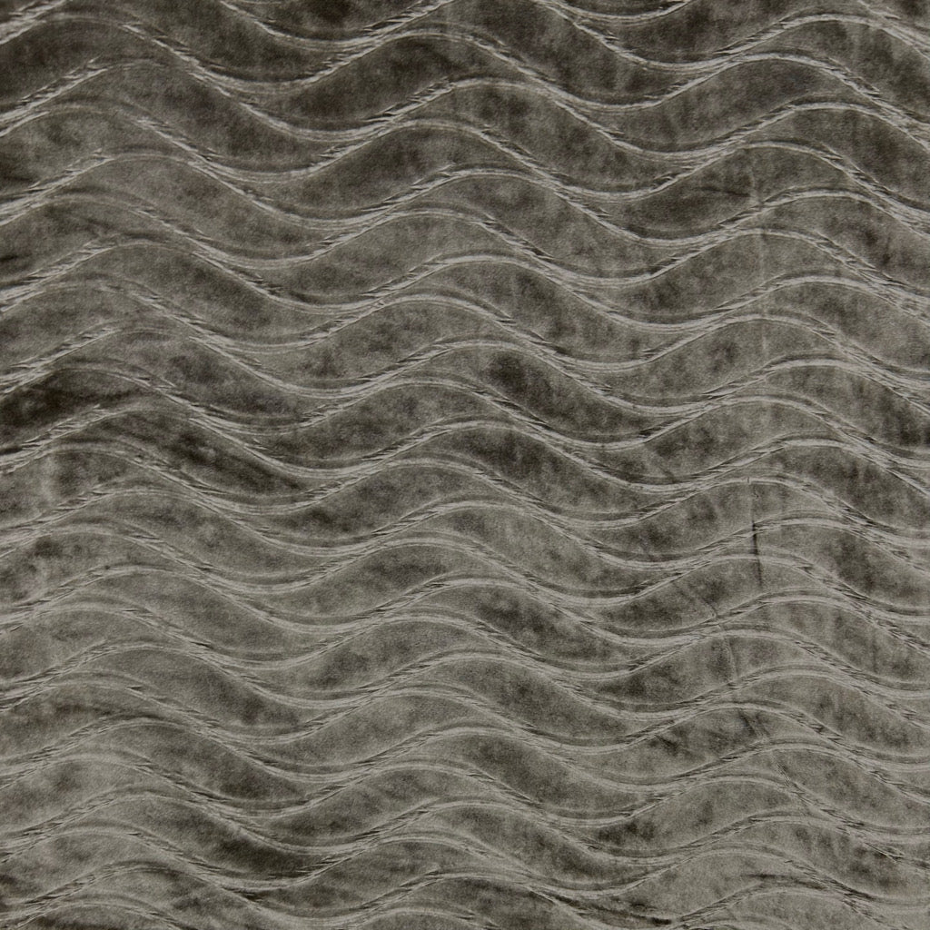Wavy Tides Stretch Velvet Fabric