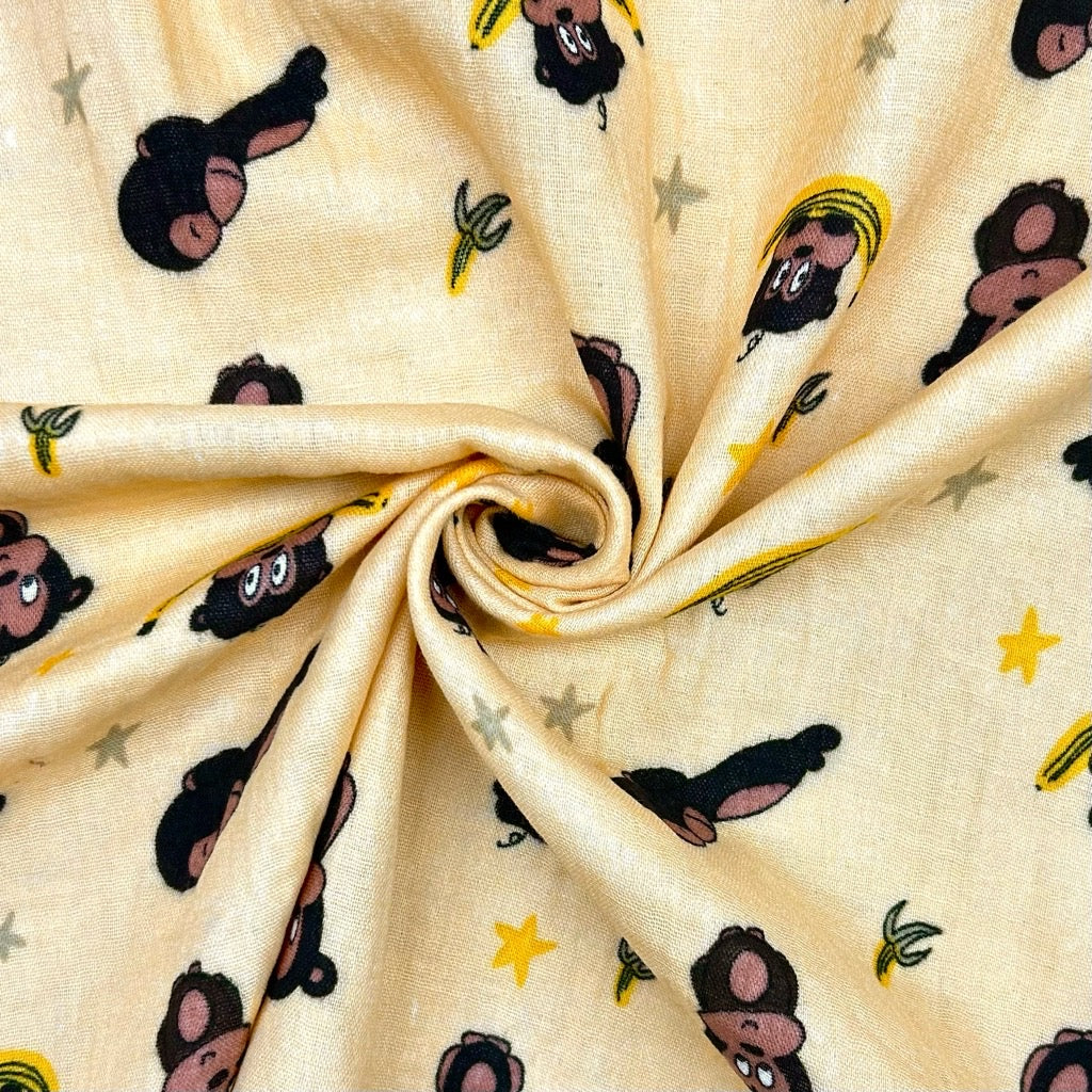 Monkey Magic Double Gauze Fabric