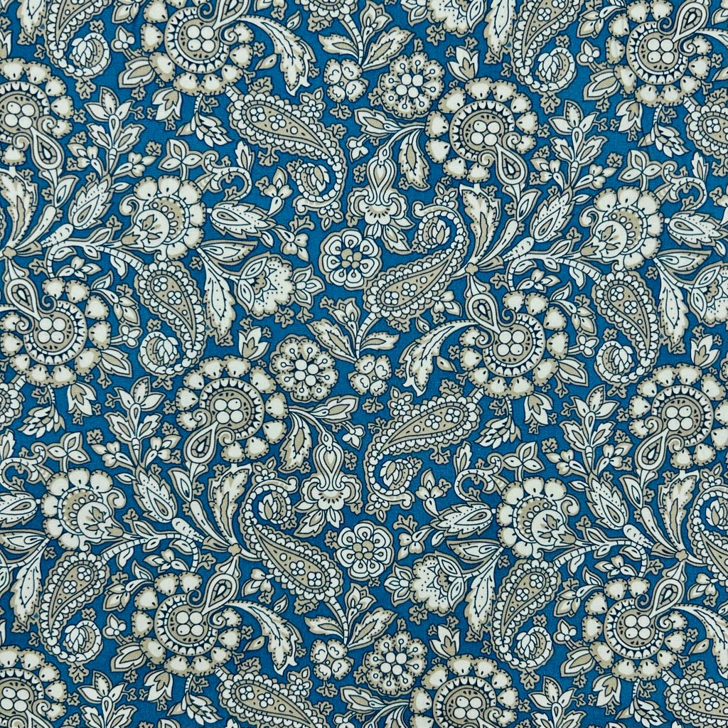 Paisley Botanicals Rose & Hubble Cotton Poplin Fabric