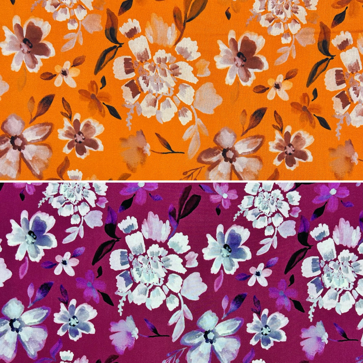 Sweet Garden Viscose Poplin Fabric