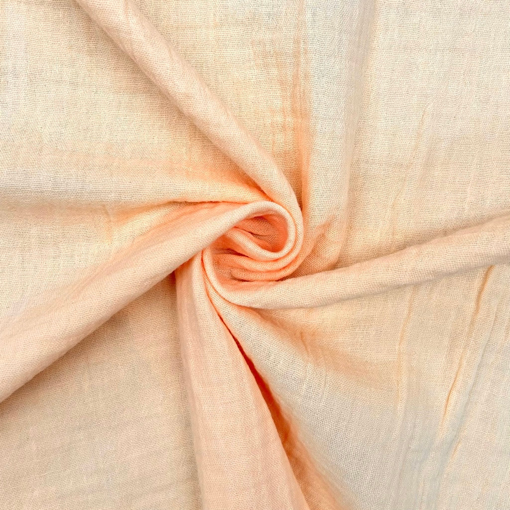 Special Offer Peach Double Gauze Fabric