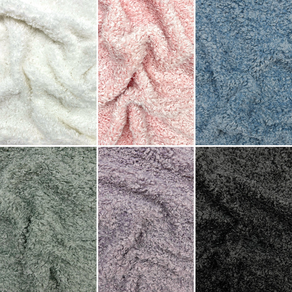 Heavyweight Boucle Faux Fur Fabric