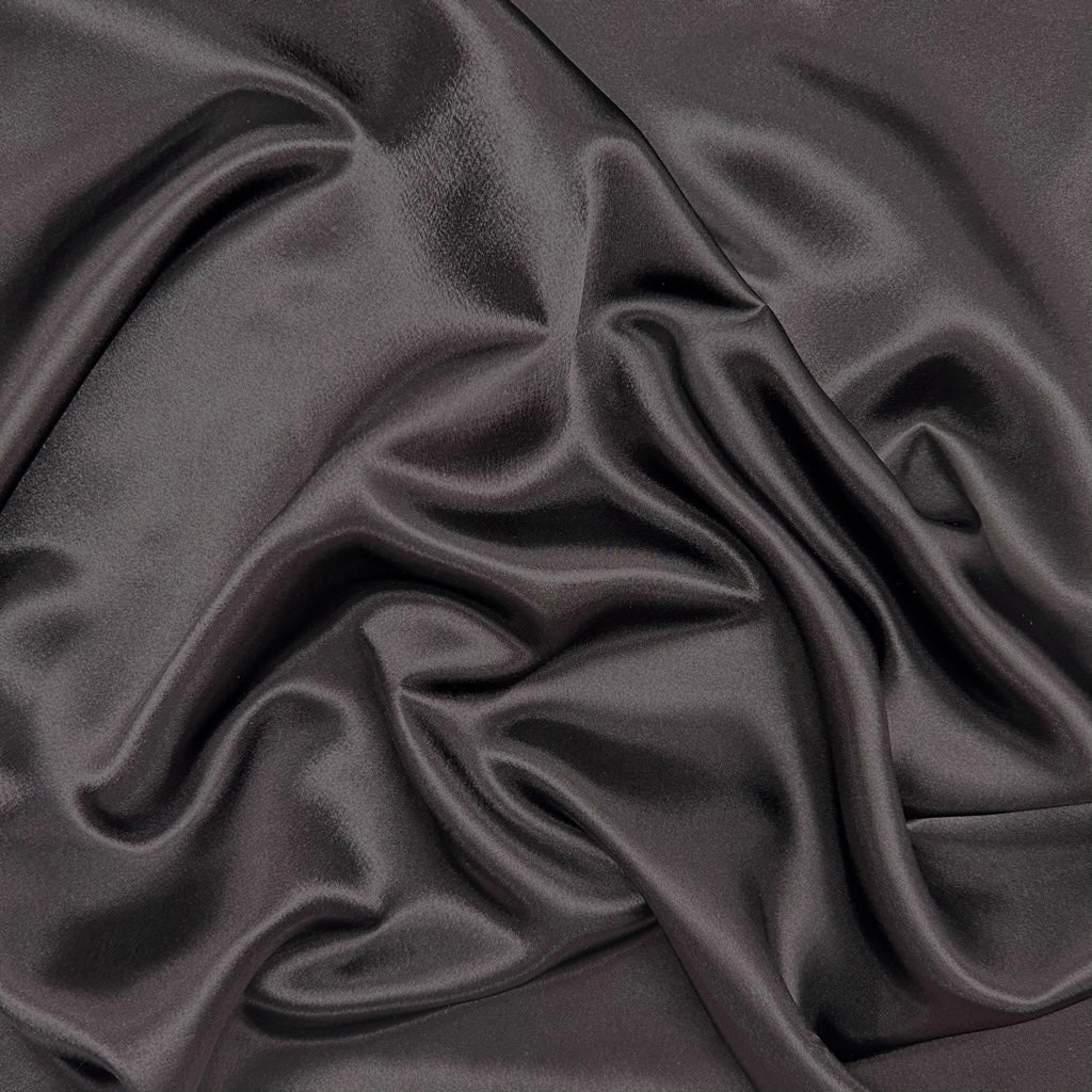 Espresso Brown Satin Fabric
