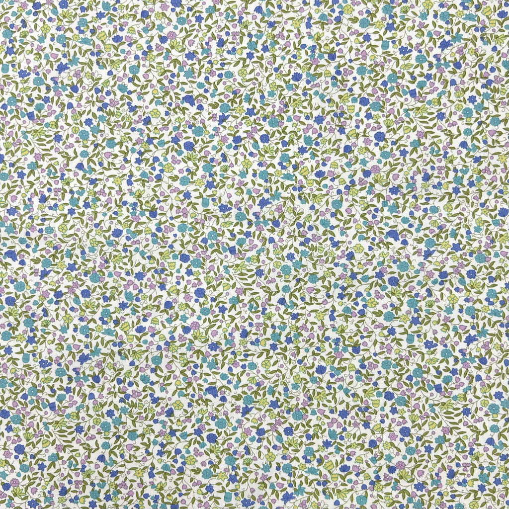 Secret Wildflowers Rose & Hubble Cotton Poplin Fabric