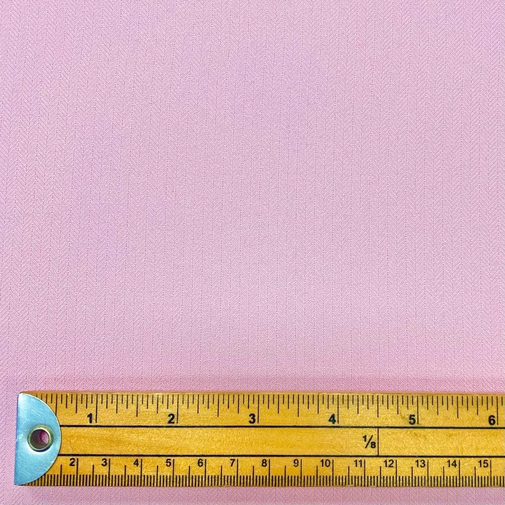 Pink Herringbone Suiting Fabric - Pound Fabrics