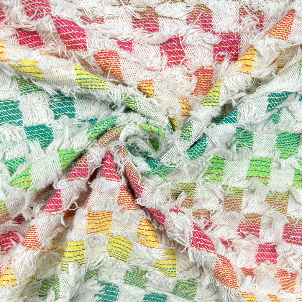 Multicoloured Tassels Fashion Denim Fabric