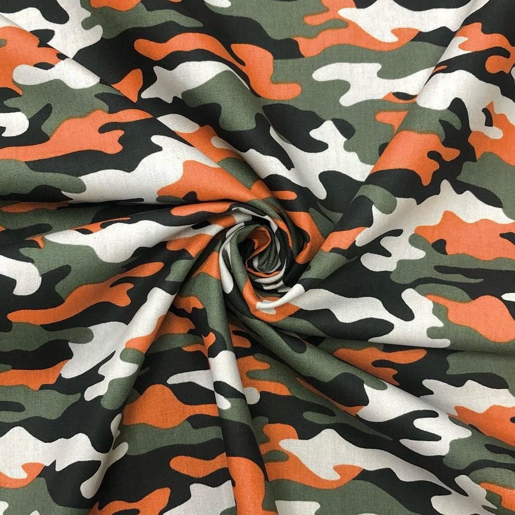 Camouflage Cotton Fabric #2 - Pound Fabrics