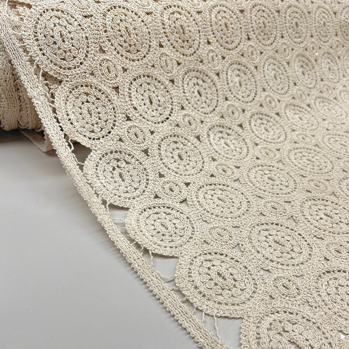 Circle Charm Crochet Lace Fabric