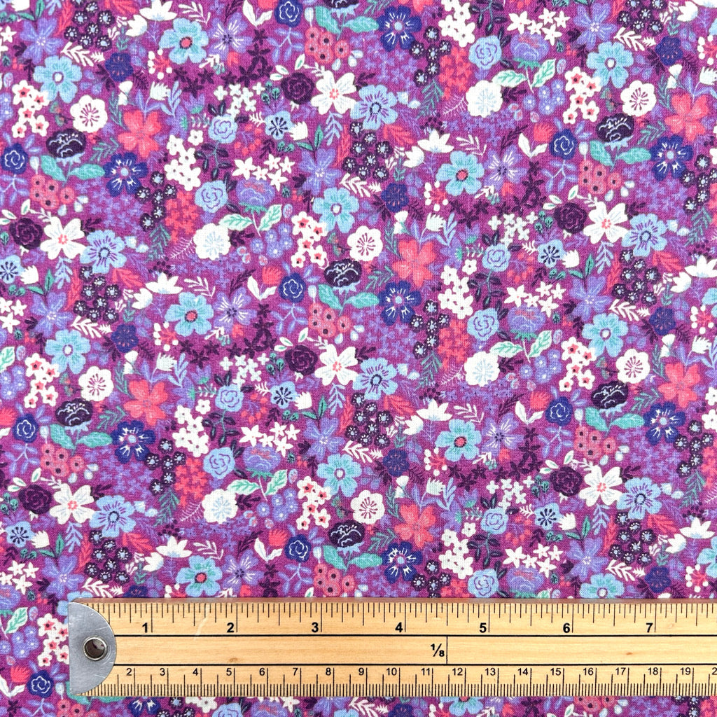 Botanic Delight Cotton Poplin Fabric