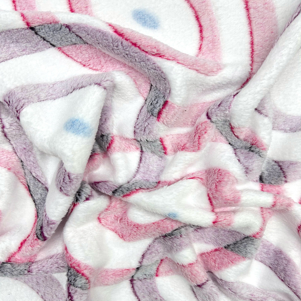 Loopy Circles Cuddle Fleece Fabric