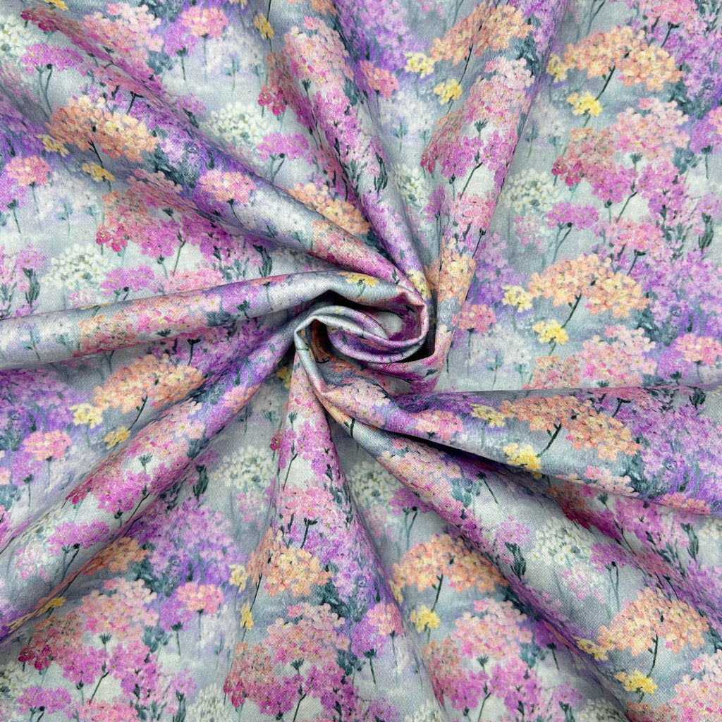 Blooming Fields Cotton Sateen Fabric