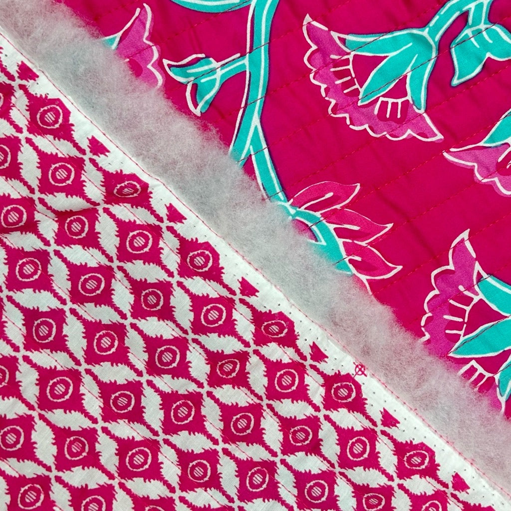 Garden Mosaic Quilted Cotton Fabric