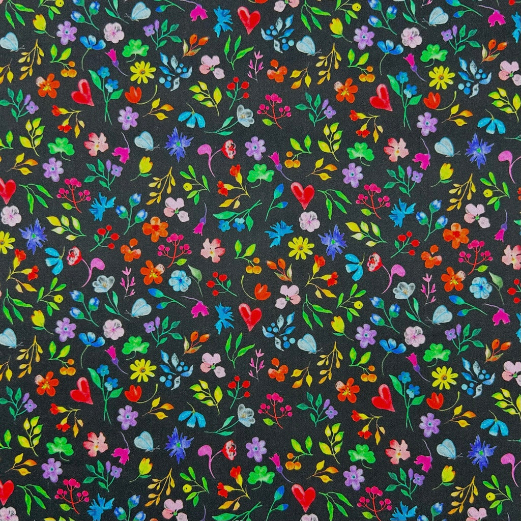 Love Garden Cotton Sateen Fabric