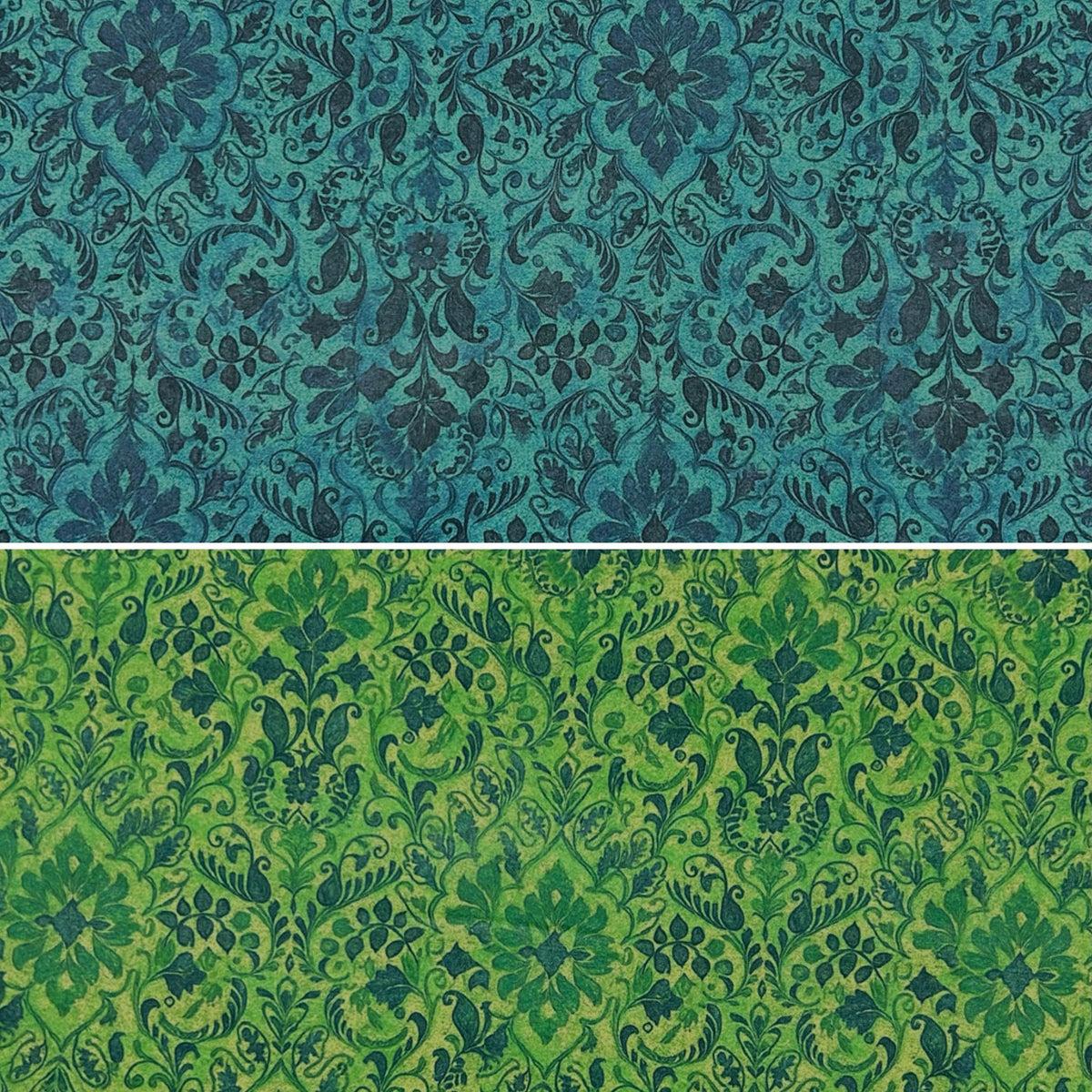 Botanical Damask Cotton Lawn Fabric
