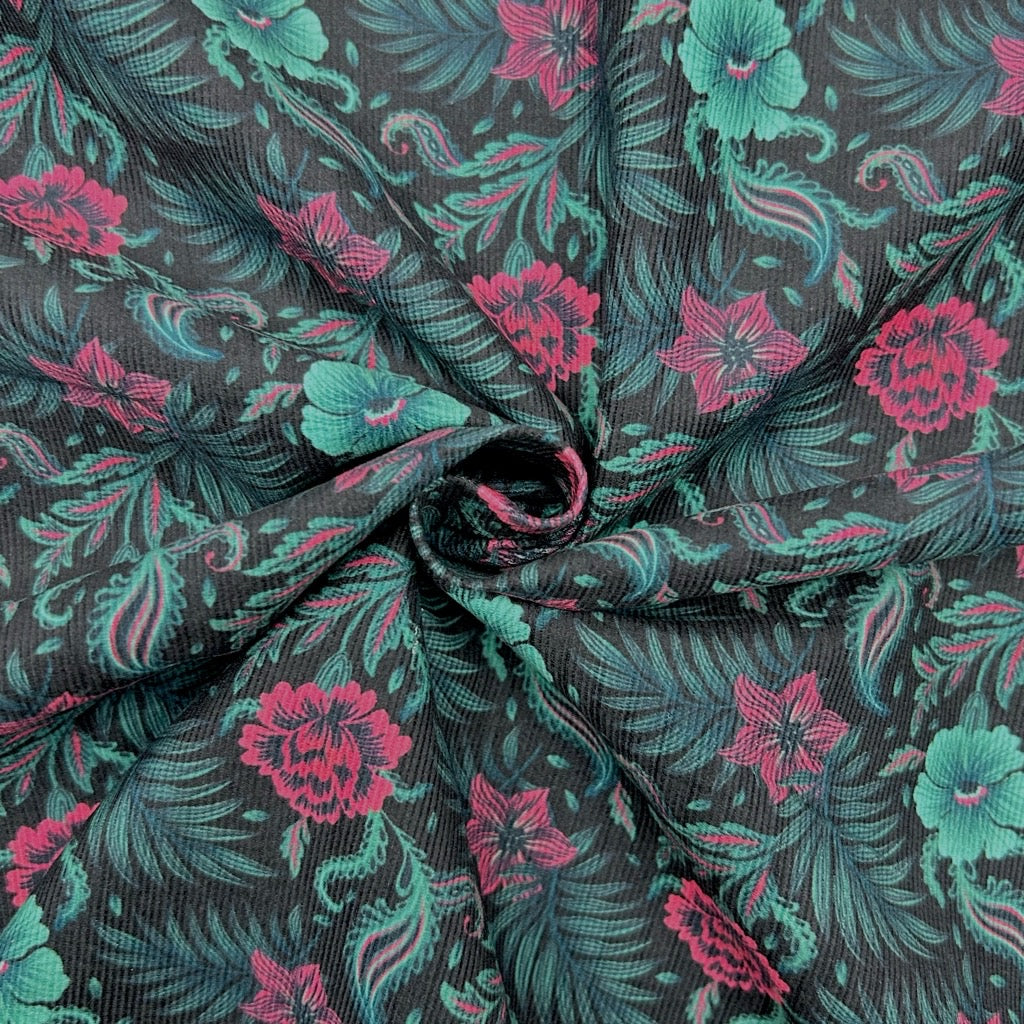 Paradise Garden Needlecord Fabric