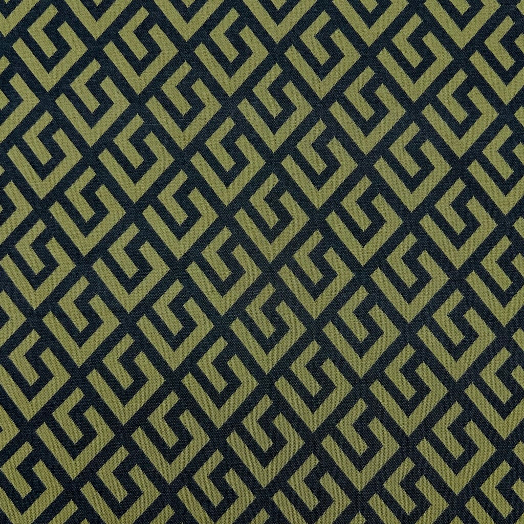 Line Grid Knit Jersey Fabric