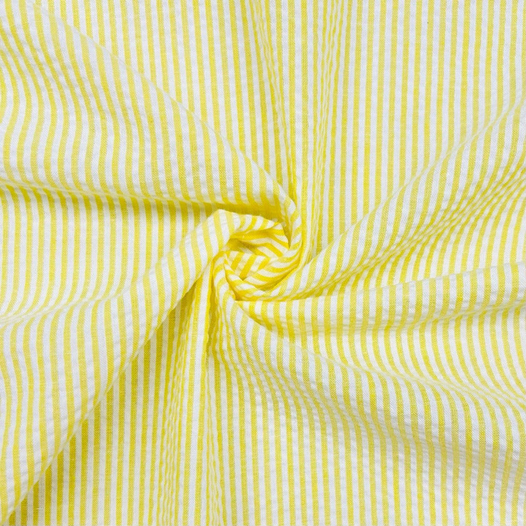 Small Stripes Seersucker Fabric