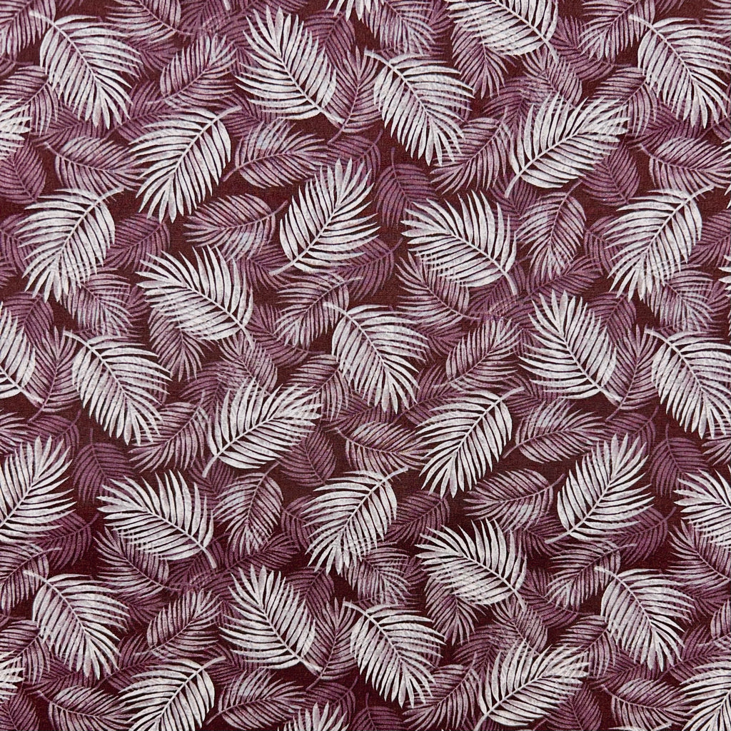 Palm Garden Rose & Hubble Cotton Poplin Fabric