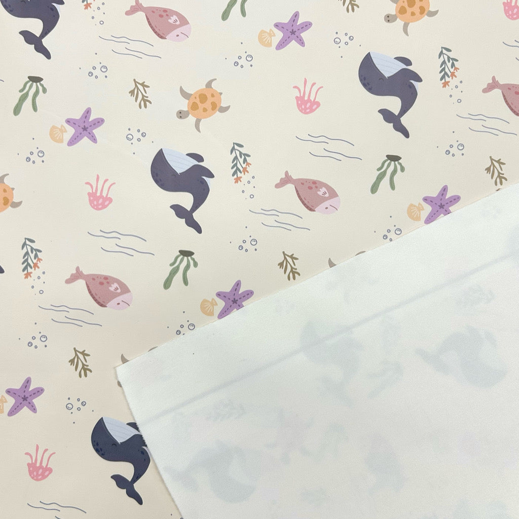 Ocean Friends Raincoat Fabric