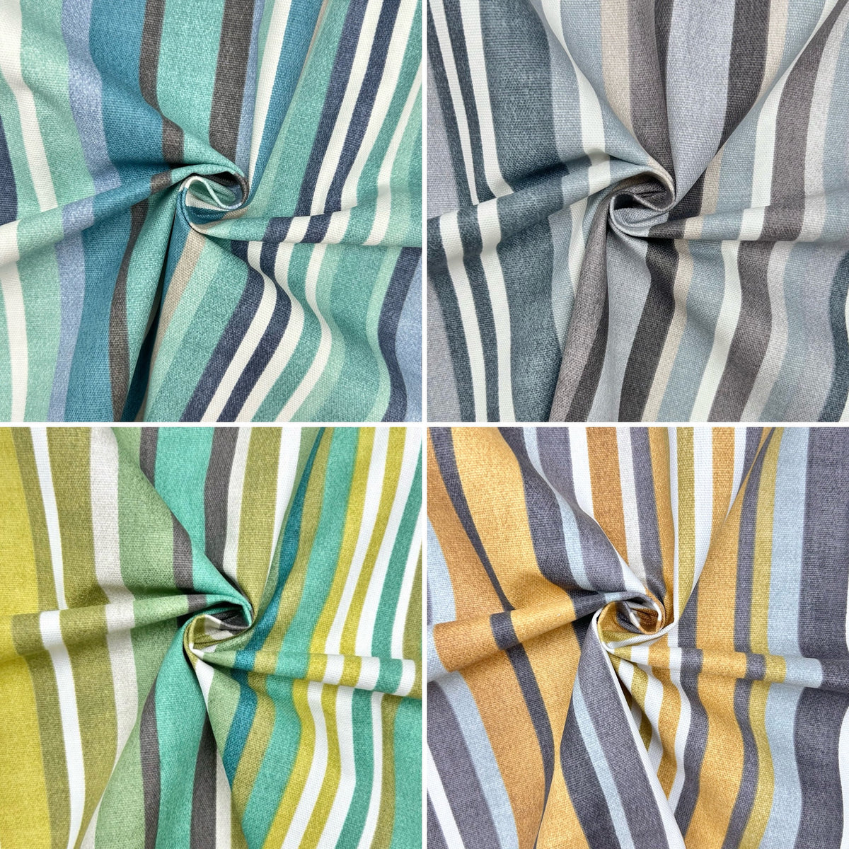 Broad Stripe Cotton Canvas Fabric