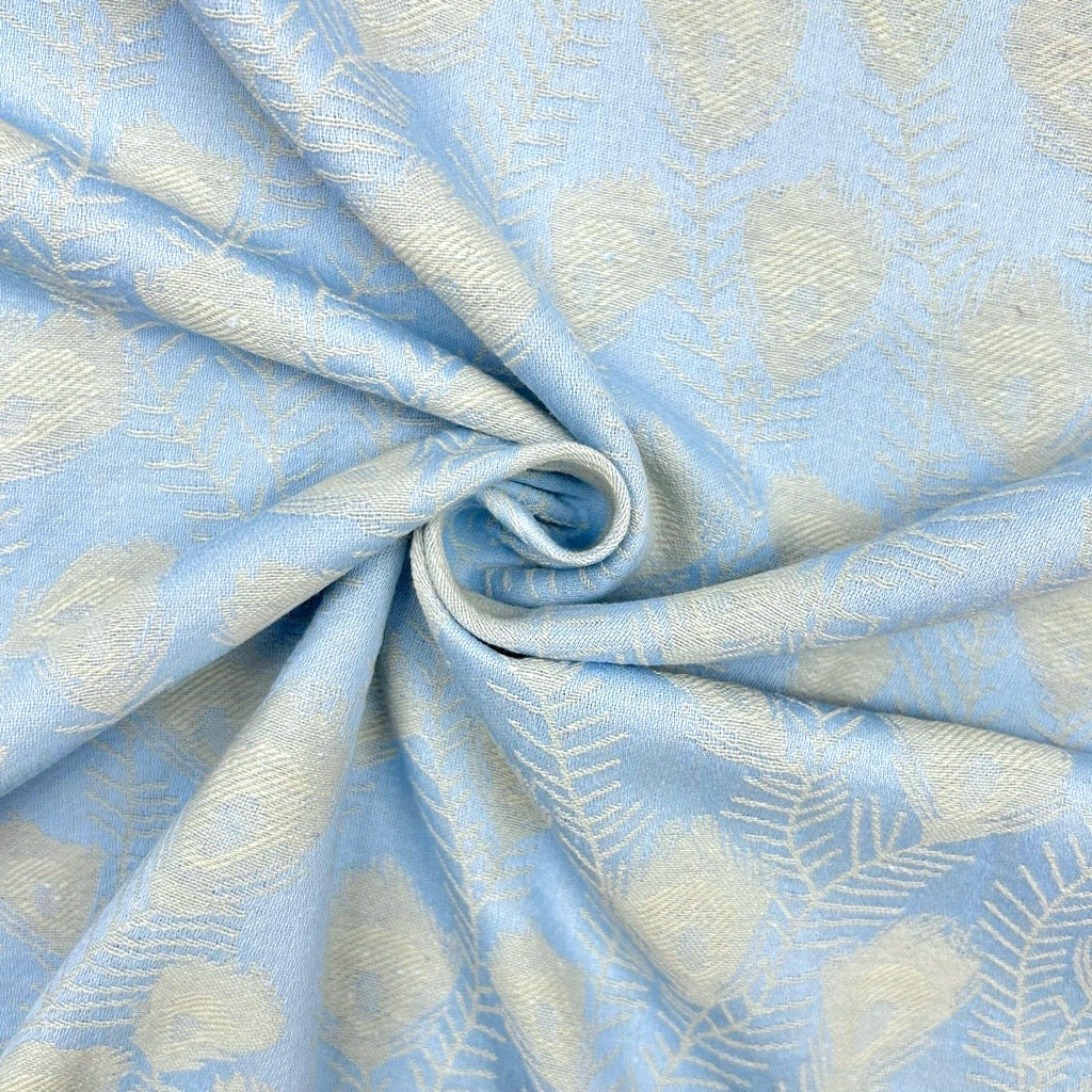 Feather Leaves Linen Viscose Fabric