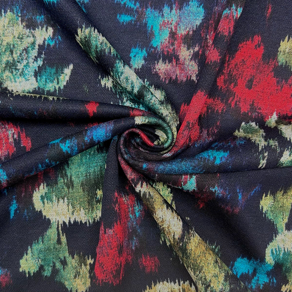Faded Shadows Digital Modal-Touch Jersey Fabric