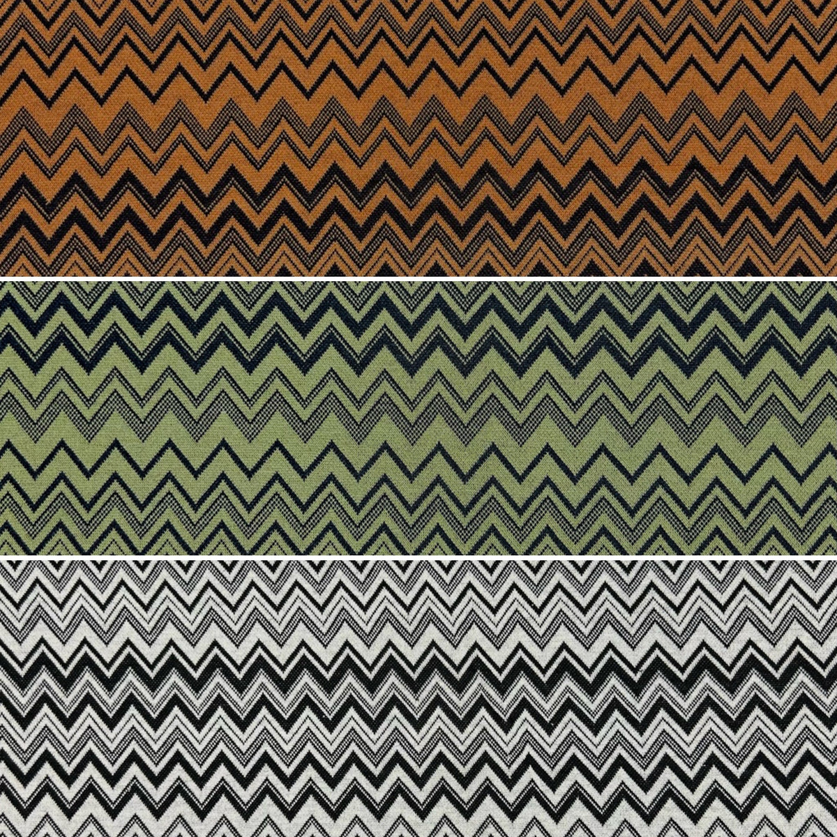 Chevron Stripe Knit Jersey Fabric