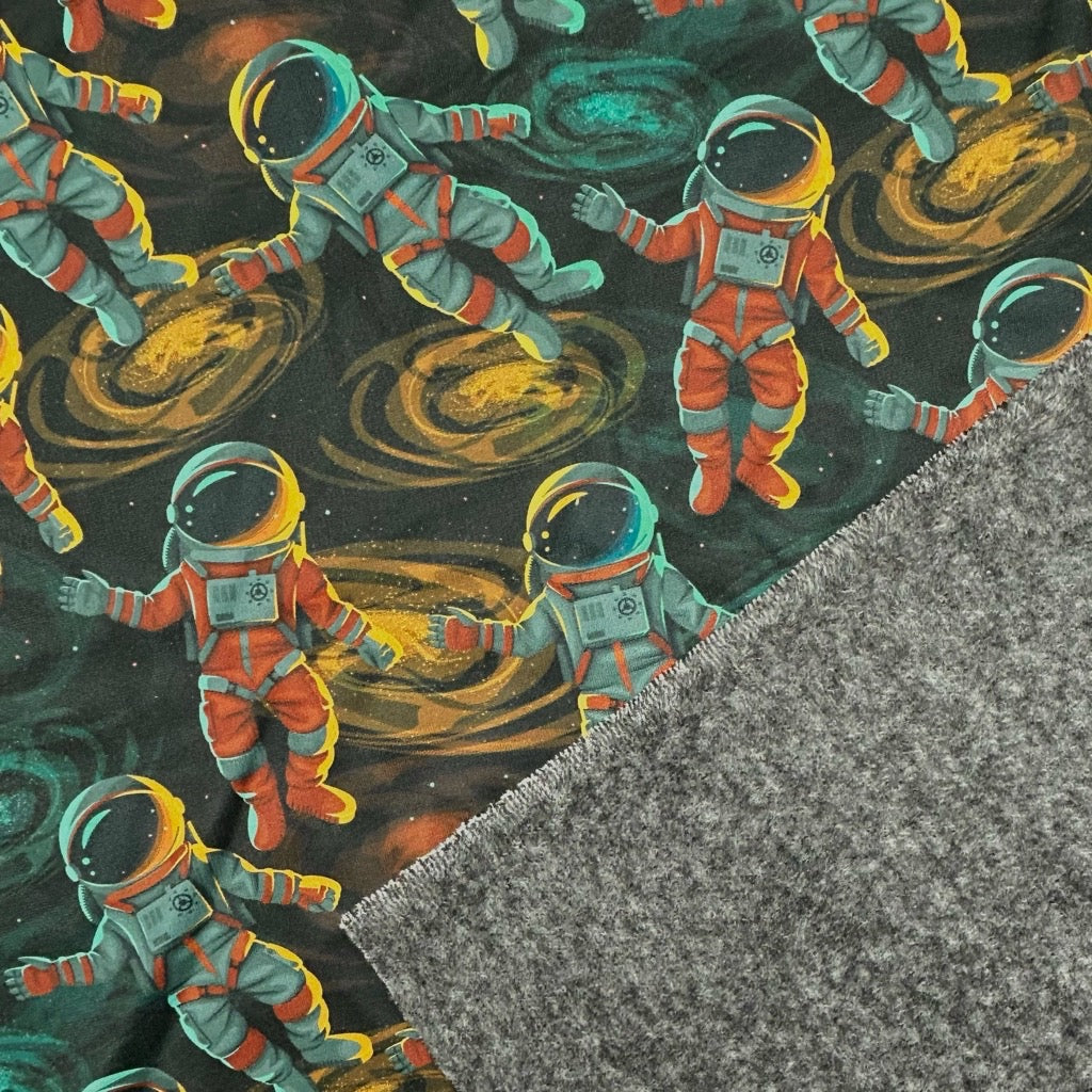 Astronaut Adventures Sweatshirt Fabric