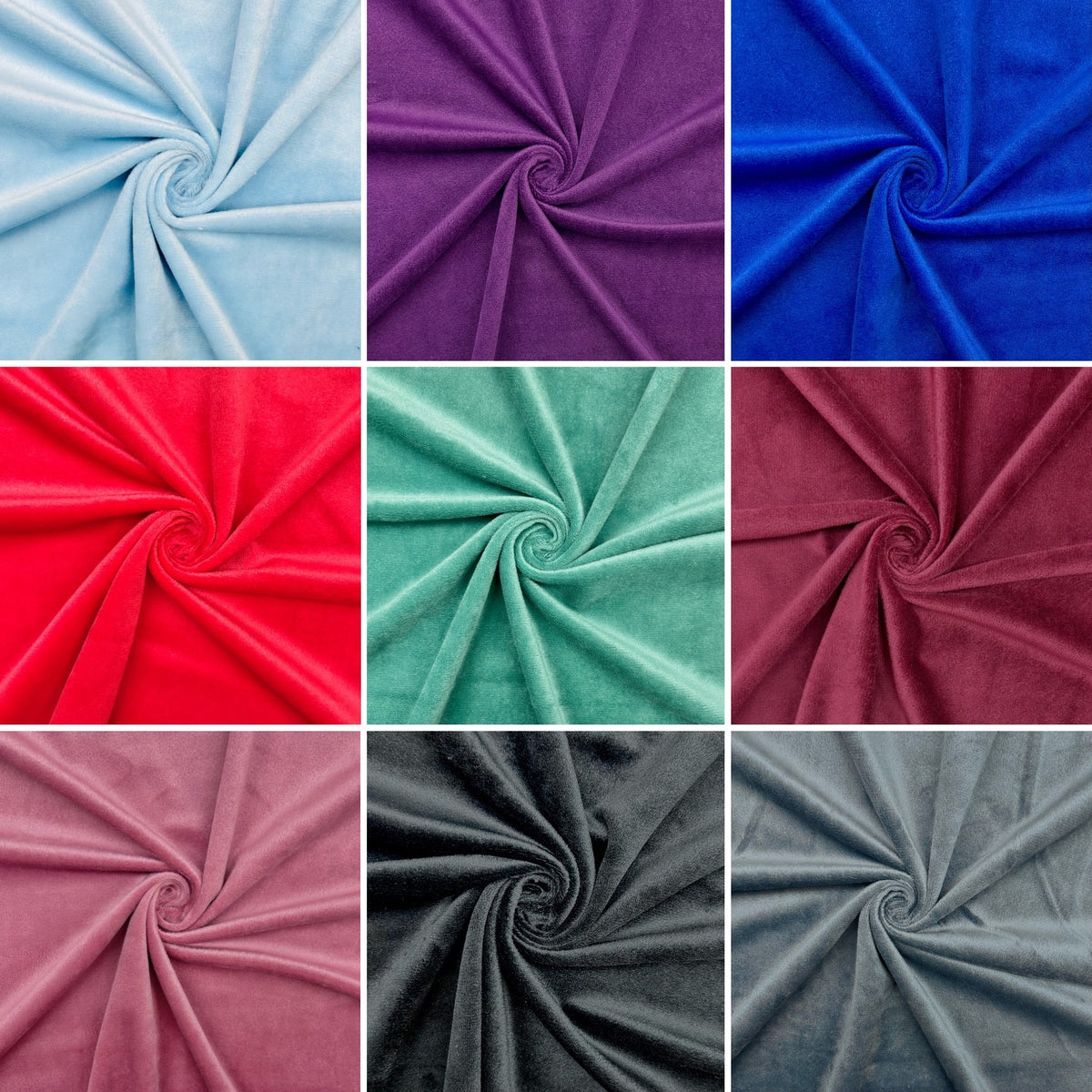Plain Plush Fleece Fabric