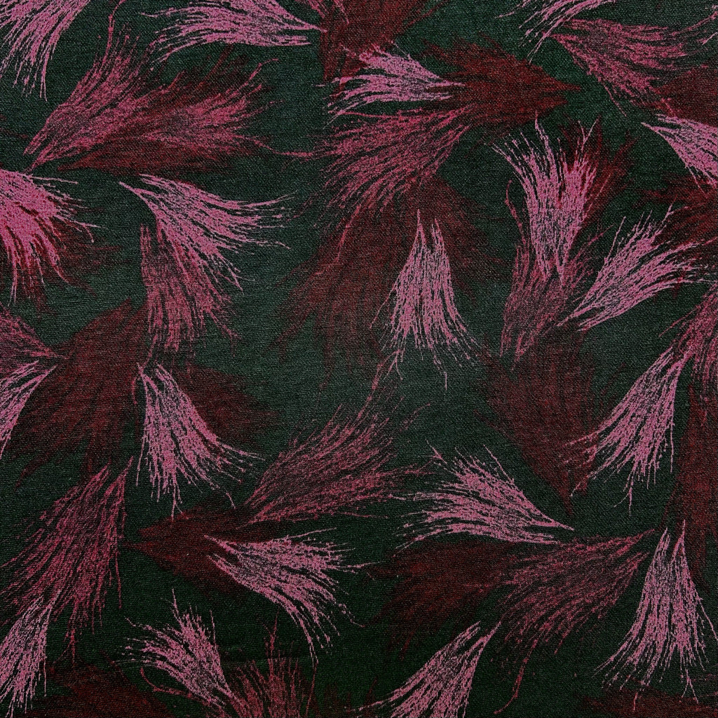 Flowing Feathers Digital Modal-Touch Jersey Fabric