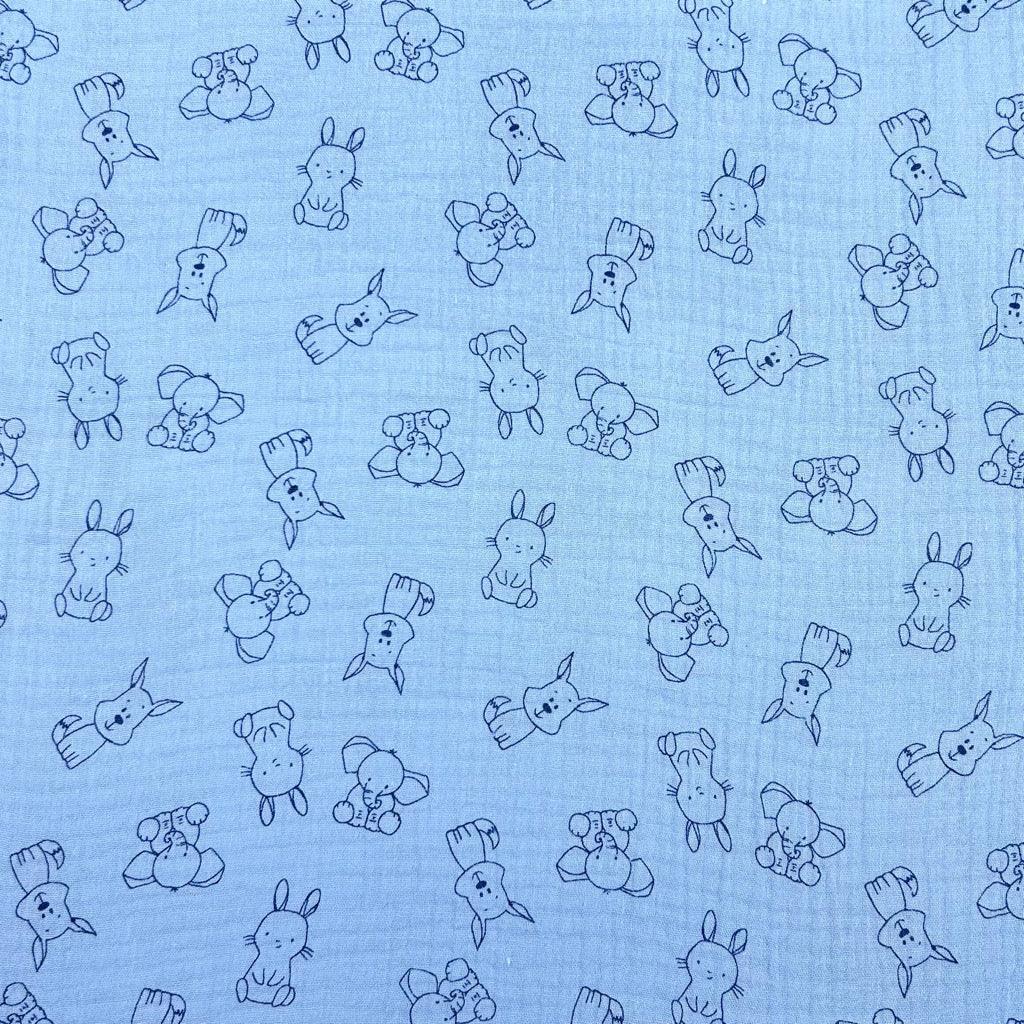 Small Animals Double Gauze Fabric - Pound Fabrics