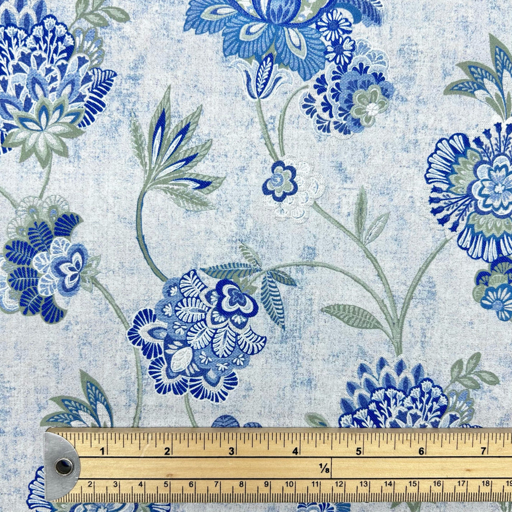 Heritage Elegance Rose & Hubble Cotton Poplin Fabric