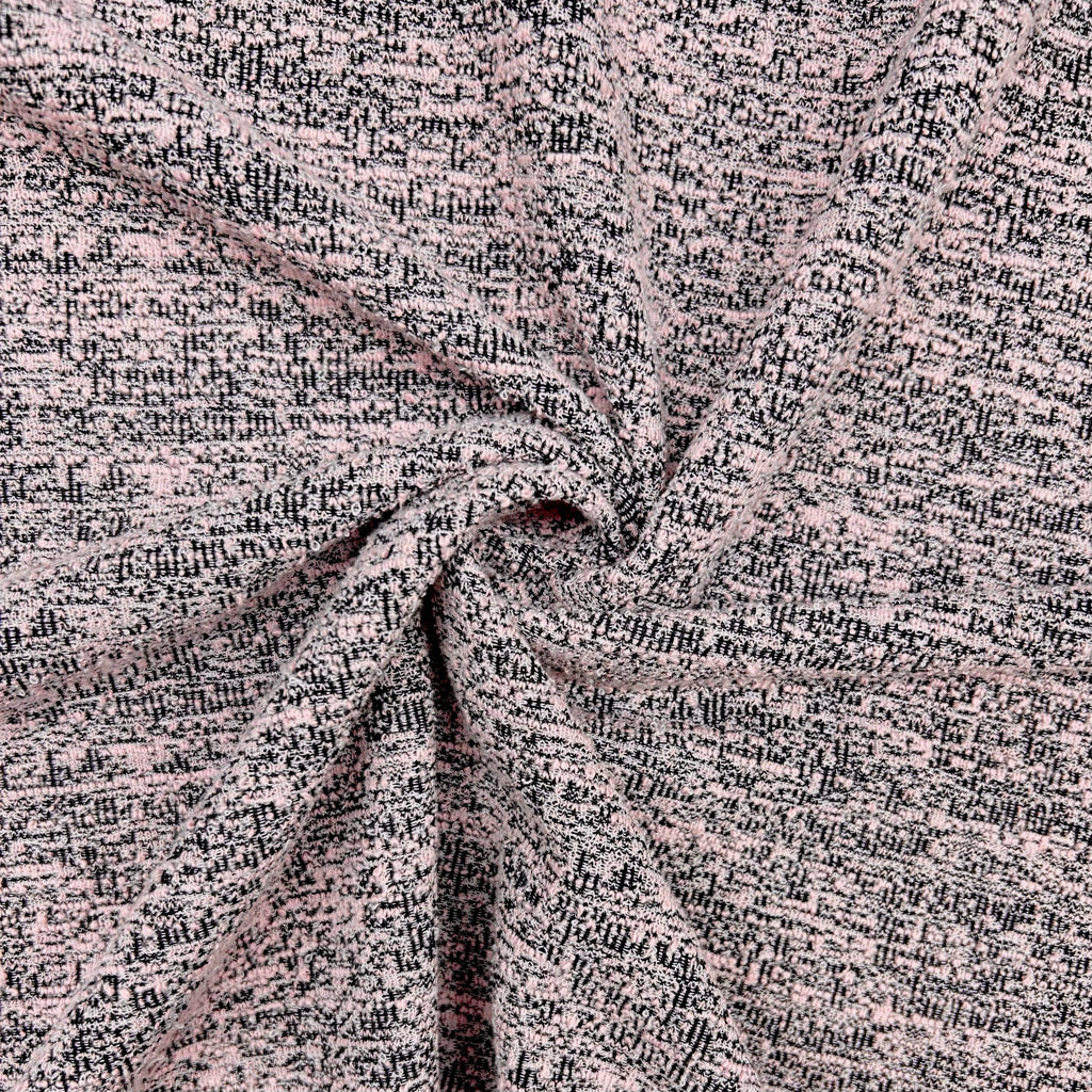 Static Print Thick Knit Jersey Fabric