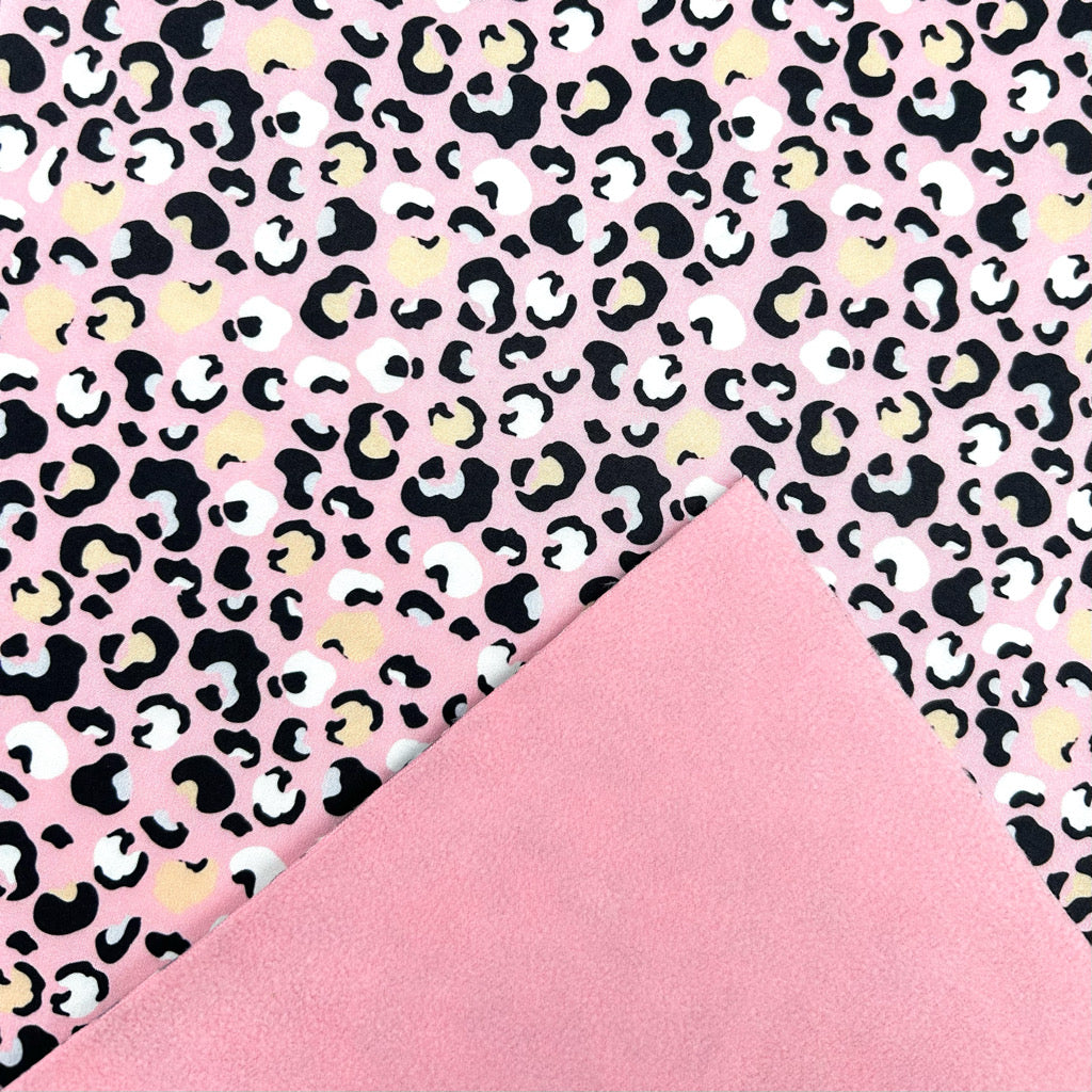 Soft Leopard Softshell Fabric