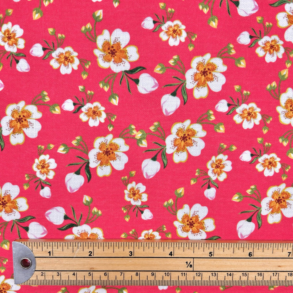 Blossom Sprinkle Polyester Fabric
