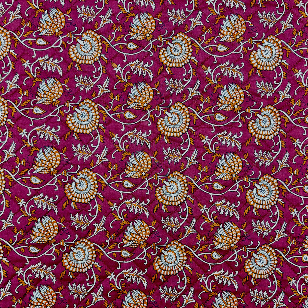 Tropical Garden Quilted Cotton Fabric