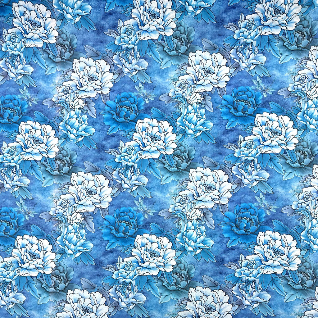 Blooming Dance Digitally Printed Viscose Fabric