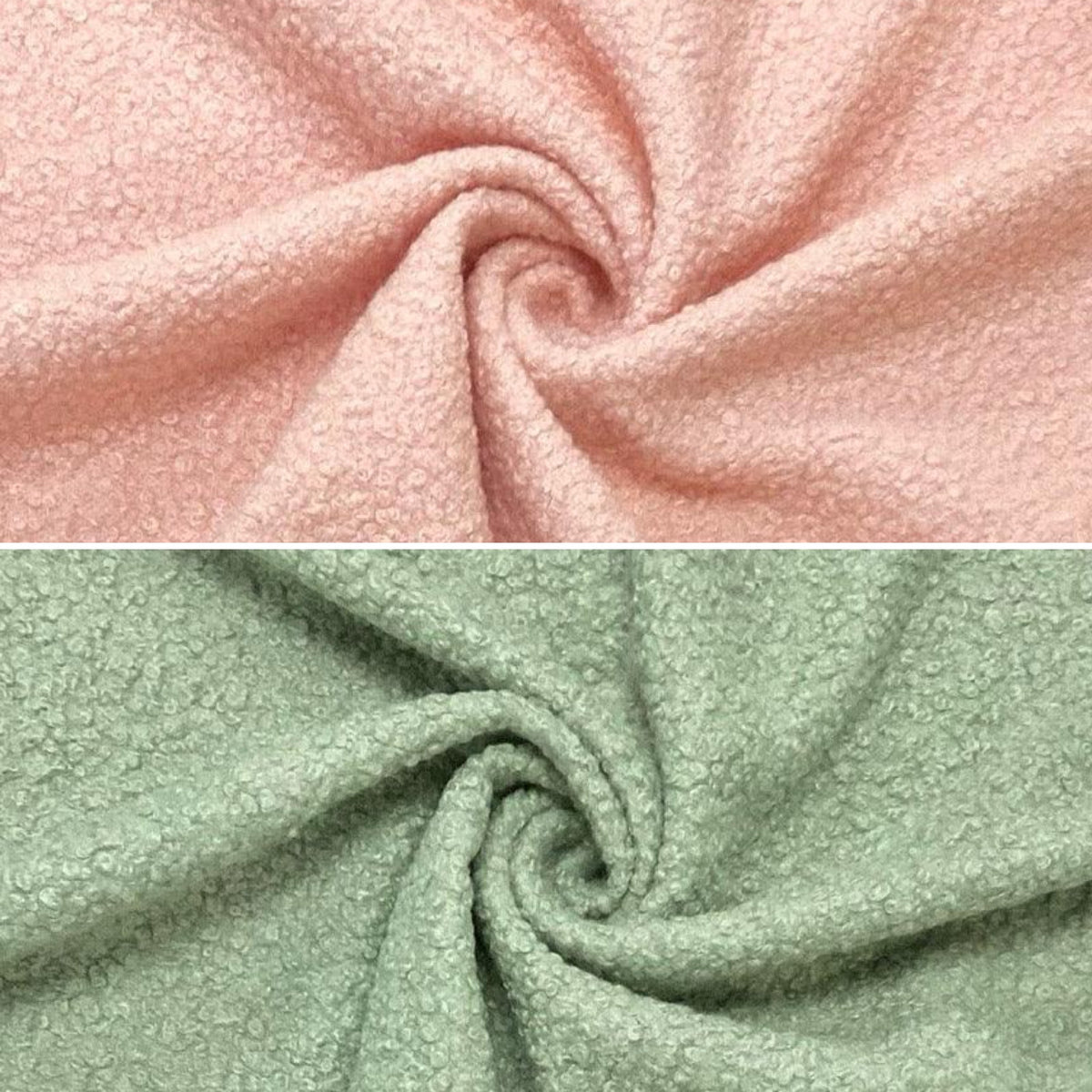 Clearance Plain Boucle Fabric
