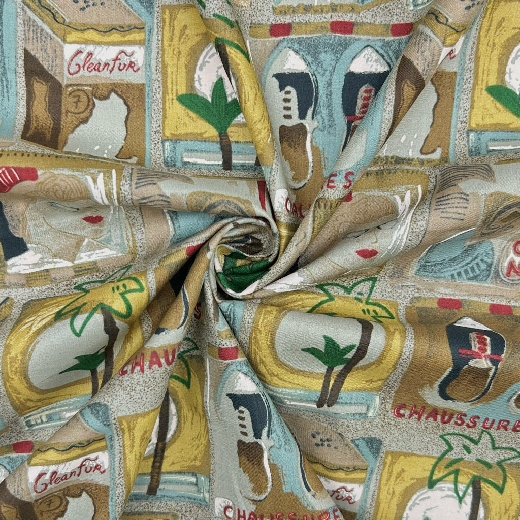 Seaside Stroll Pima Cotton Lawn Fabric