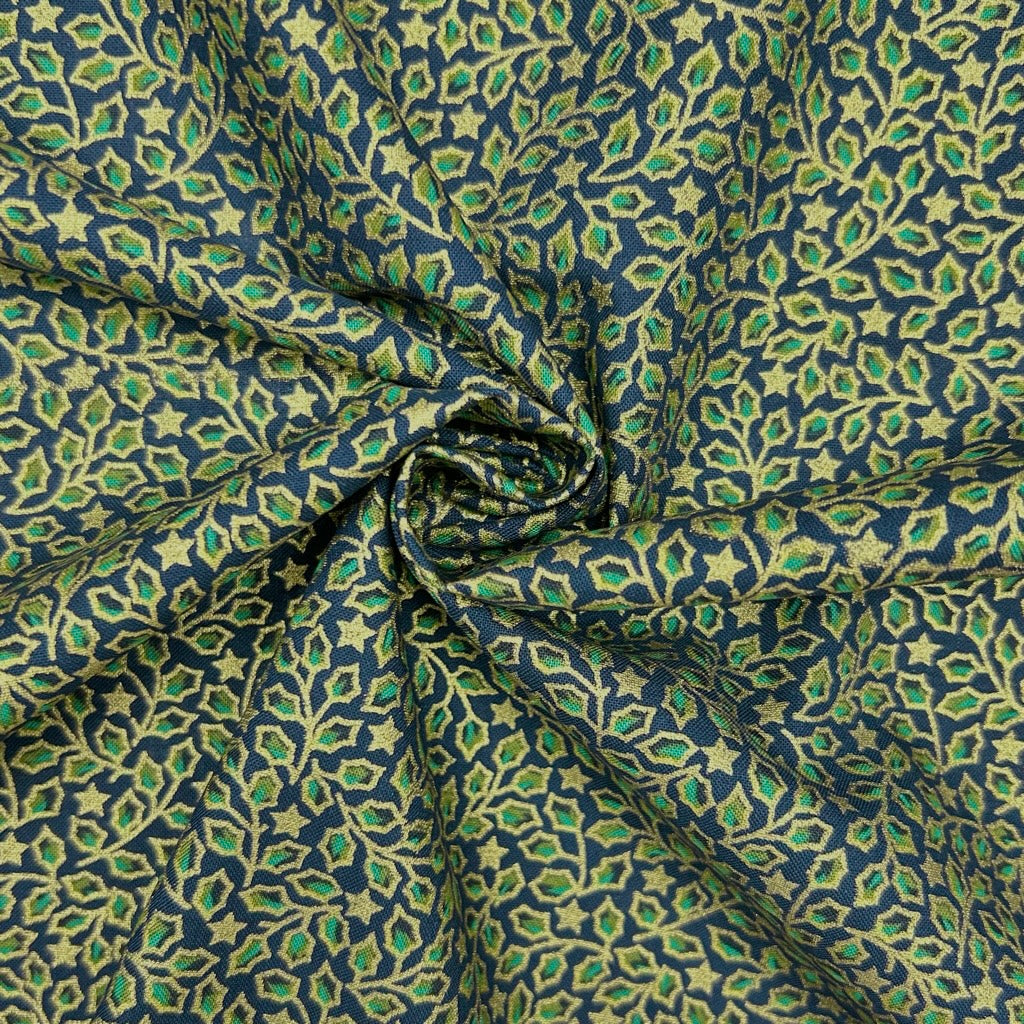 Winter Flourish Christmas Cotton Fabric