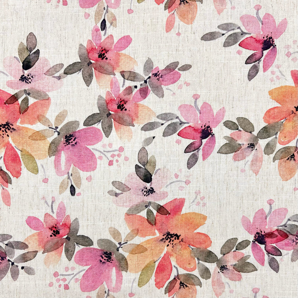 Rosewater Blush Linen Viscose Fabric