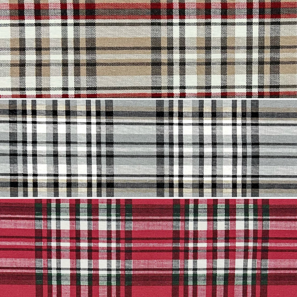 Classic Check Water Resistant Fabric
