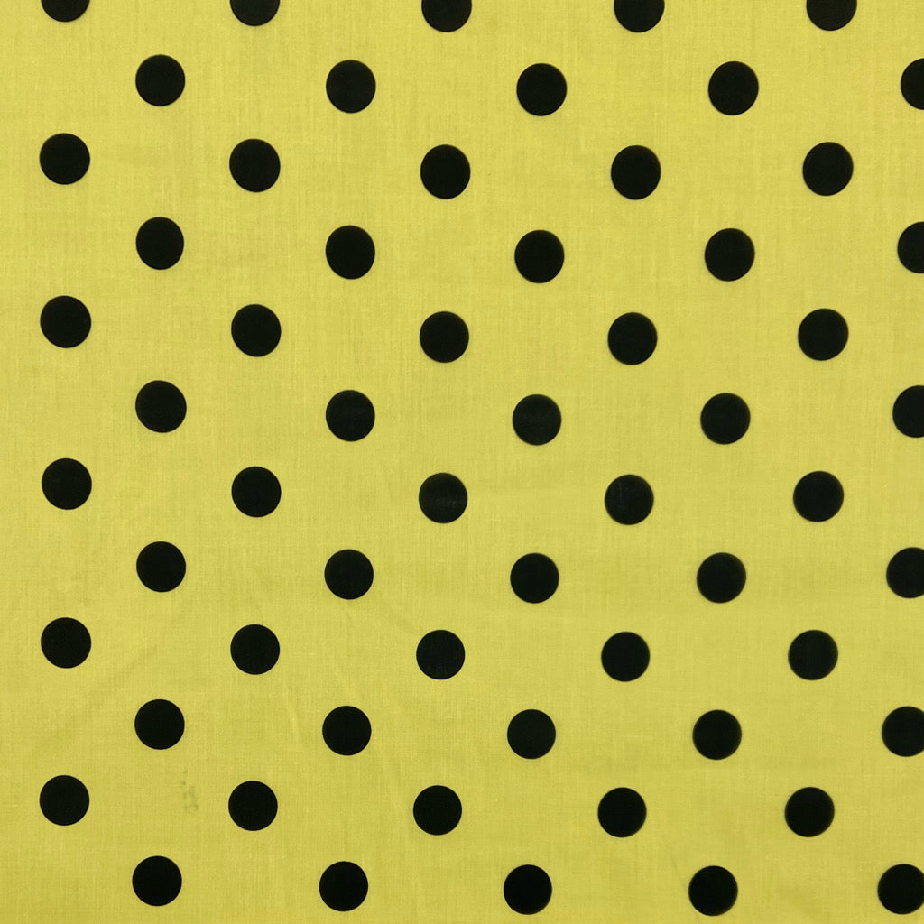 Large Polka Dot Polycotton Fabric