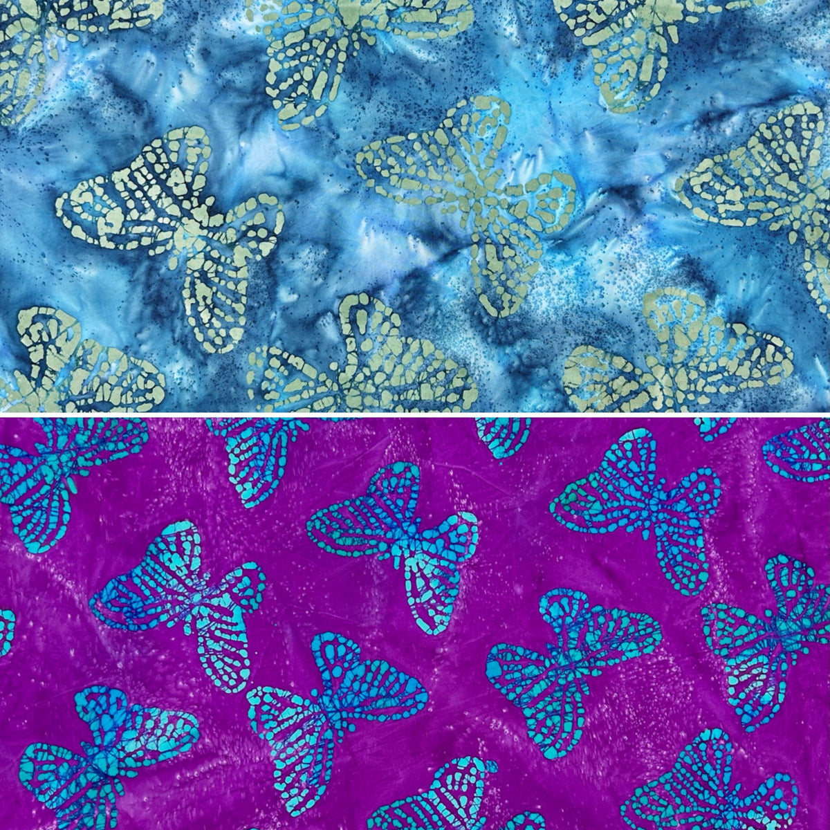 Butterfly Whispers Cotton Batik Fabric