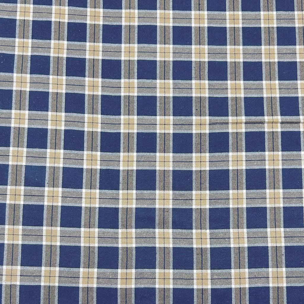 Tartan Brushed Polycotton Fabric - Pound Fabrics