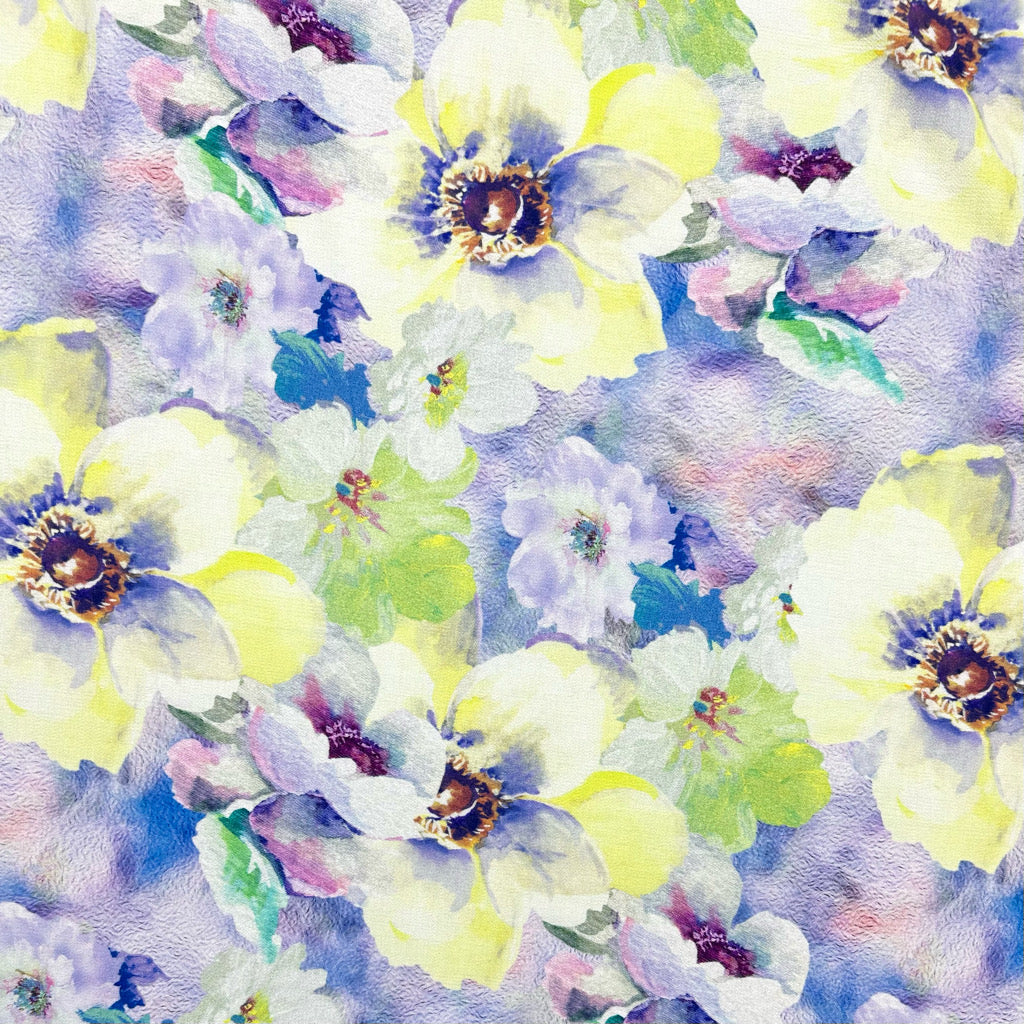 Soft Garden Viscose Nylon Fabric