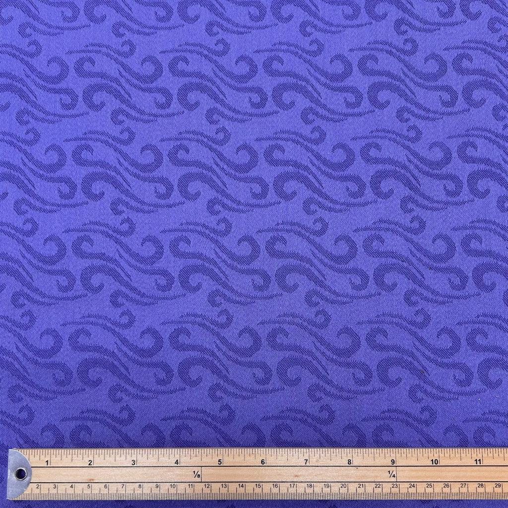 Purple Waves Wool Blend Furnishing Fabric - Pound Fabrics